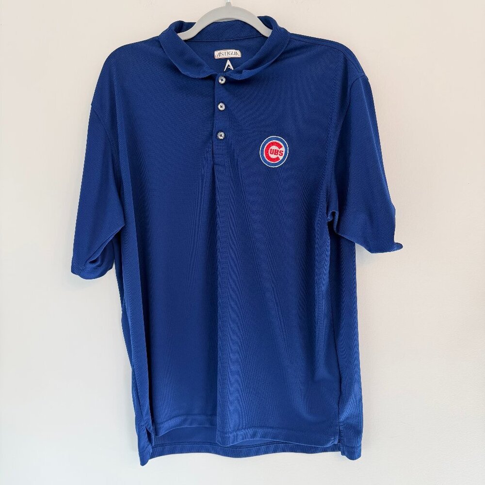 ⚾️ Chicago Cubs Antigua Performance Polo – Blue ⚾️